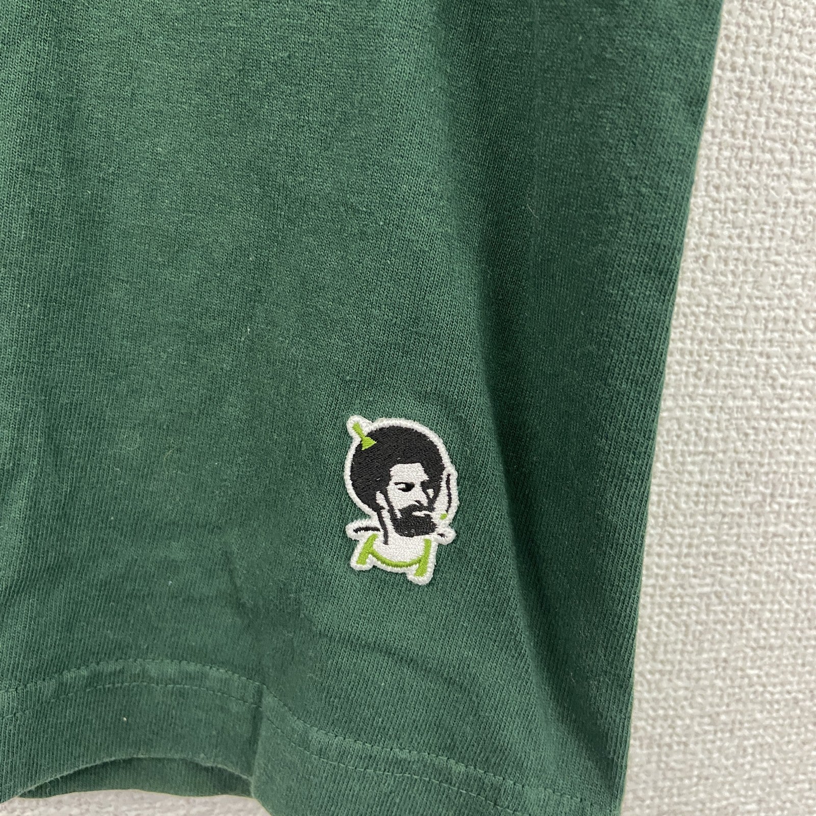 Back Channel　半袖Tシャツ　刺繡ワッペン　緑　グリーン　Sサイズ