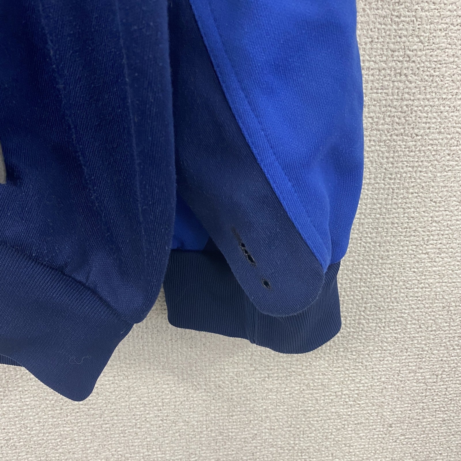 90s　adidas　アディダス　トラックジャケット/ジャージ　ヴィンテージ　青　ブルー　紺　ネイビー　Mサイズ