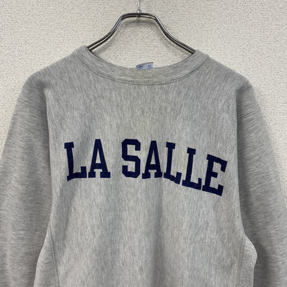 90s　Champion　チャンピオン　リバースウィーブ　スウェット/トレーナー　刺繍タグ　霜降りグレー　Lサイズ