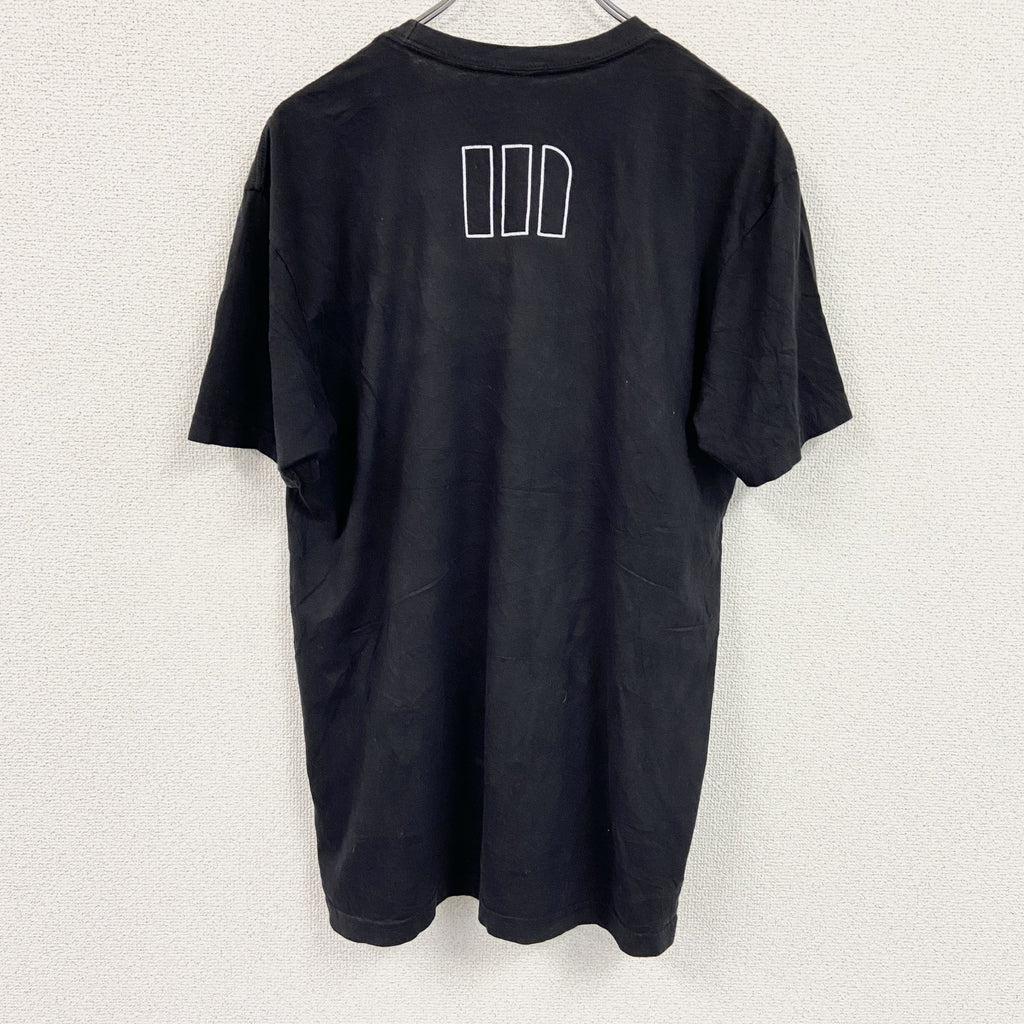 RIDE　半袖プリントTシャツ　黒　ブラック　Lサイズ