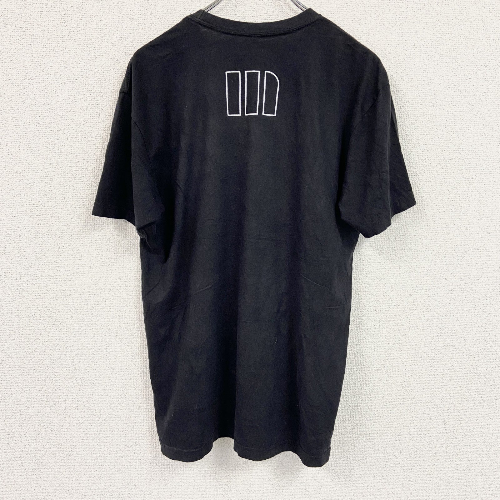 RIDE　半袖プリントTシャツ　黒　ブラック　Lサイズ