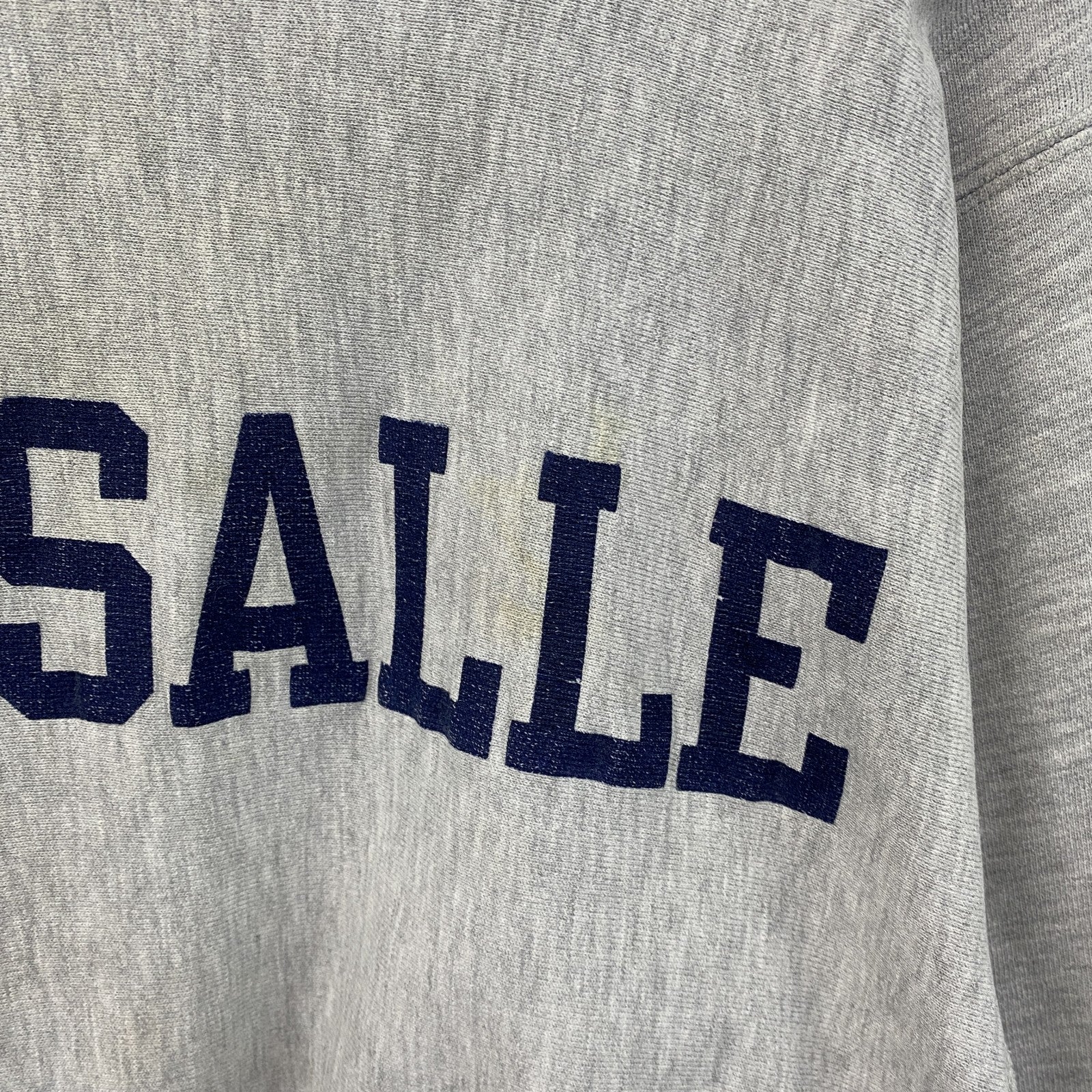 90s　Champion　チャンピオン　リバースウィーブ　スウェット/トレーナー　刺繍タグ　霜降りグレー　Lサイズ