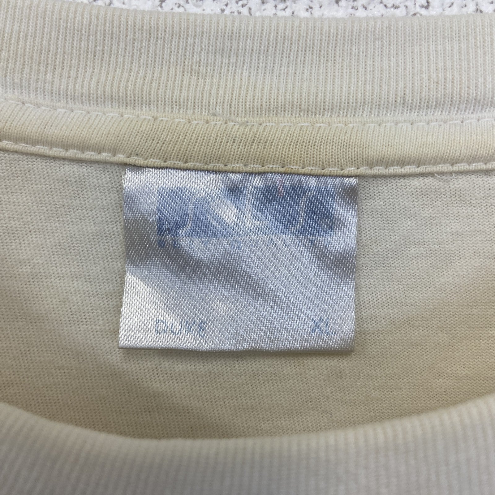 古着 used　SOL'S ソールズ　半袖プリントTシャツ　ビッグT　カジュアルデザイン　クルーネック　レトロ　白　XLサイズ