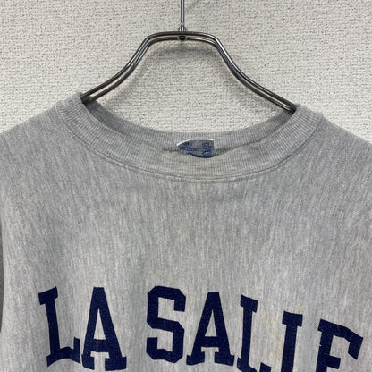 90s　Champion　チャンピオン　リバースウィーブ　スウェット/トレーナー　刺繍タグ　霜降りグレー　Lサイズ