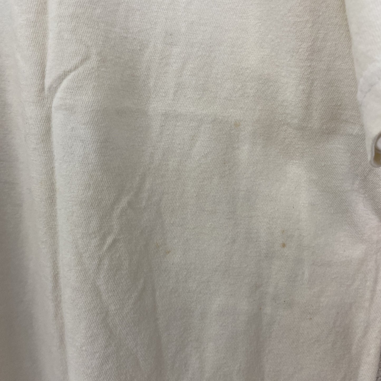 古着 used　SOL'S ソールズ　半袖プリントTシャツ　ビッグT　カジュアルデザイン　クルーネック　レトロ　白　XLサイズ