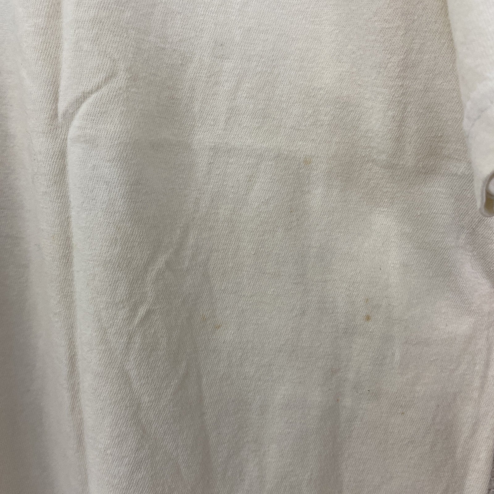 古着 used　SOL'S ソールズ　半袖プリントTシャツ　ビッグT　カジュアルデザイン　クルーネック　レトロ　白　XLサイズ