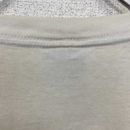 古着 used　SOL'S ソールズ　半袖プリントTシャツ　ビッグT　カジュアルデザイン　クルーネック　レトロ　白　XLサイズ