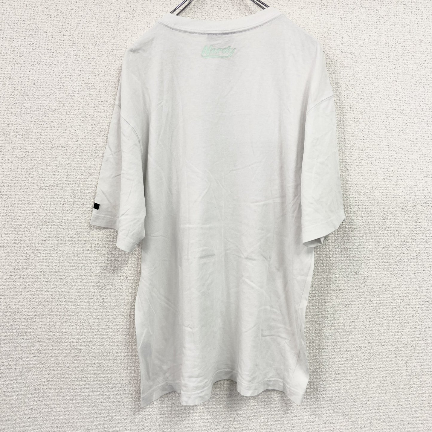 NERDY　ノルディー　半袖ロゴプリントTシャツ　白　ホワイト　Sサイズ