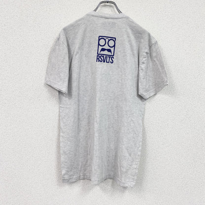 RSVLTS　半袖プリントアニマルTシャツ　アーチプリント　星条旗　灰色　グレー　Lサイズ