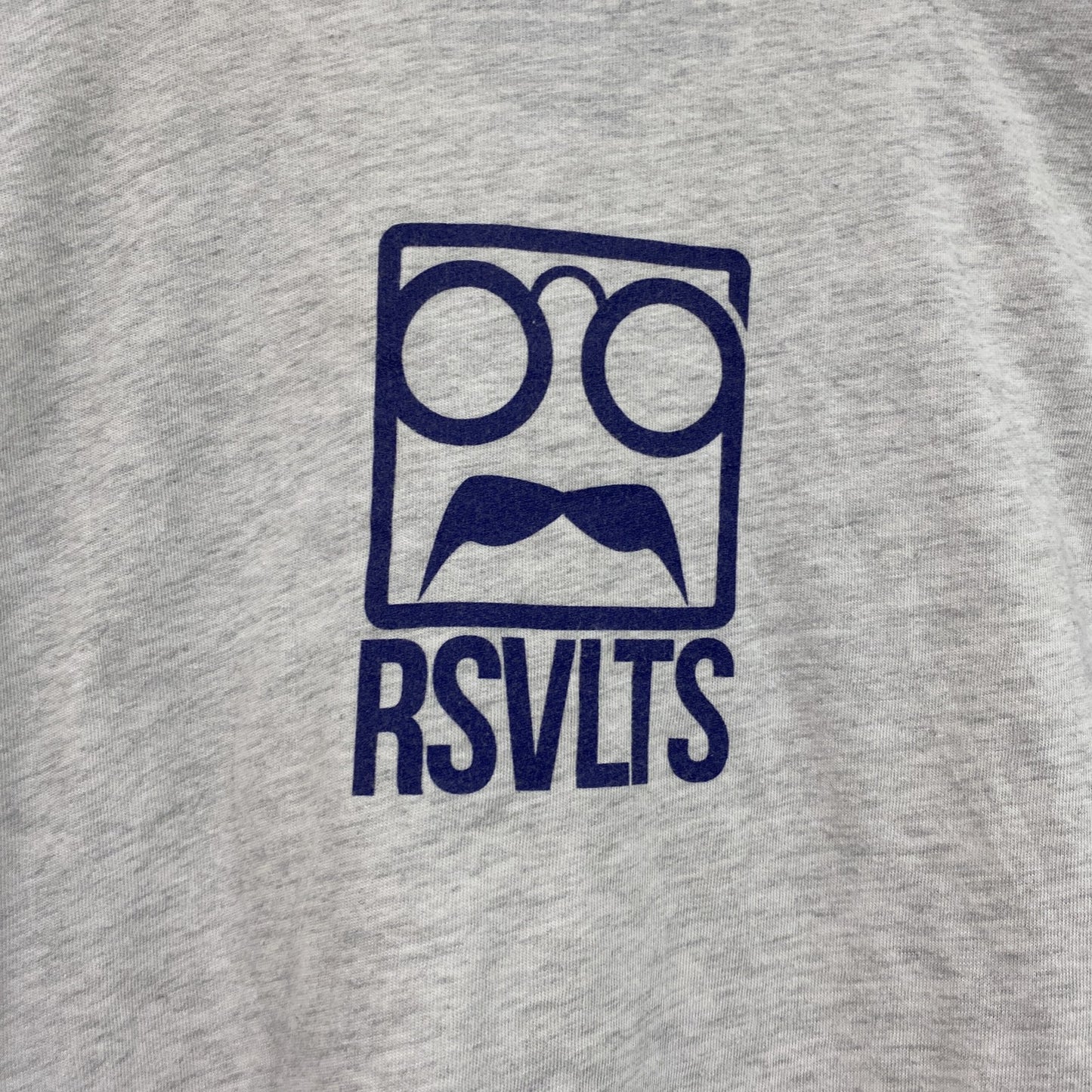 RSVLTS　半袖プリントアニマルTシャツ　アーチプリント　星条旗　灰色　グレー　Lサイズ