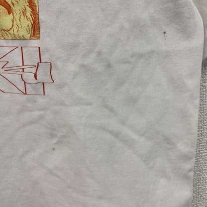 MEQRI　刃牙　半袖プリントアニメTシャツ　キャラクターT　格闘　白　ホワイト　Lサイズ