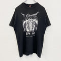 古着 used　Cantan　半袖バンドプリントTシャツ　Morphosis　HATE　ロックT　クルーネック　黒　Mサイズ