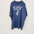 TTJ　ドゥーボーイ　半袖プリントTシャツ　青　ブルー　XXLサイズ