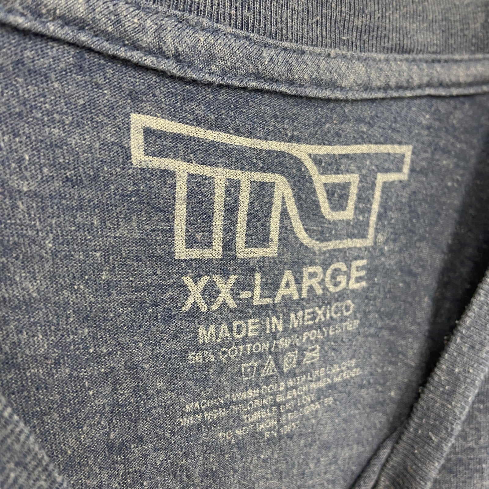 TTJ　ドゥーボーイ　半袖プリントTシャツ　青　ブルー　XXLサイズ