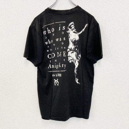 古着 used　Cantan　半袖バンドプリントTシャツ　Morphosis　HATE　ロックT　クルーネック　黒　Mサイズ