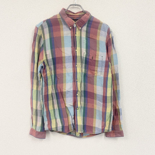 Paul Smith　ポールスミス　長袖ボタンダウンシャツ　チェック柄　マルチカラー　Lサイズ