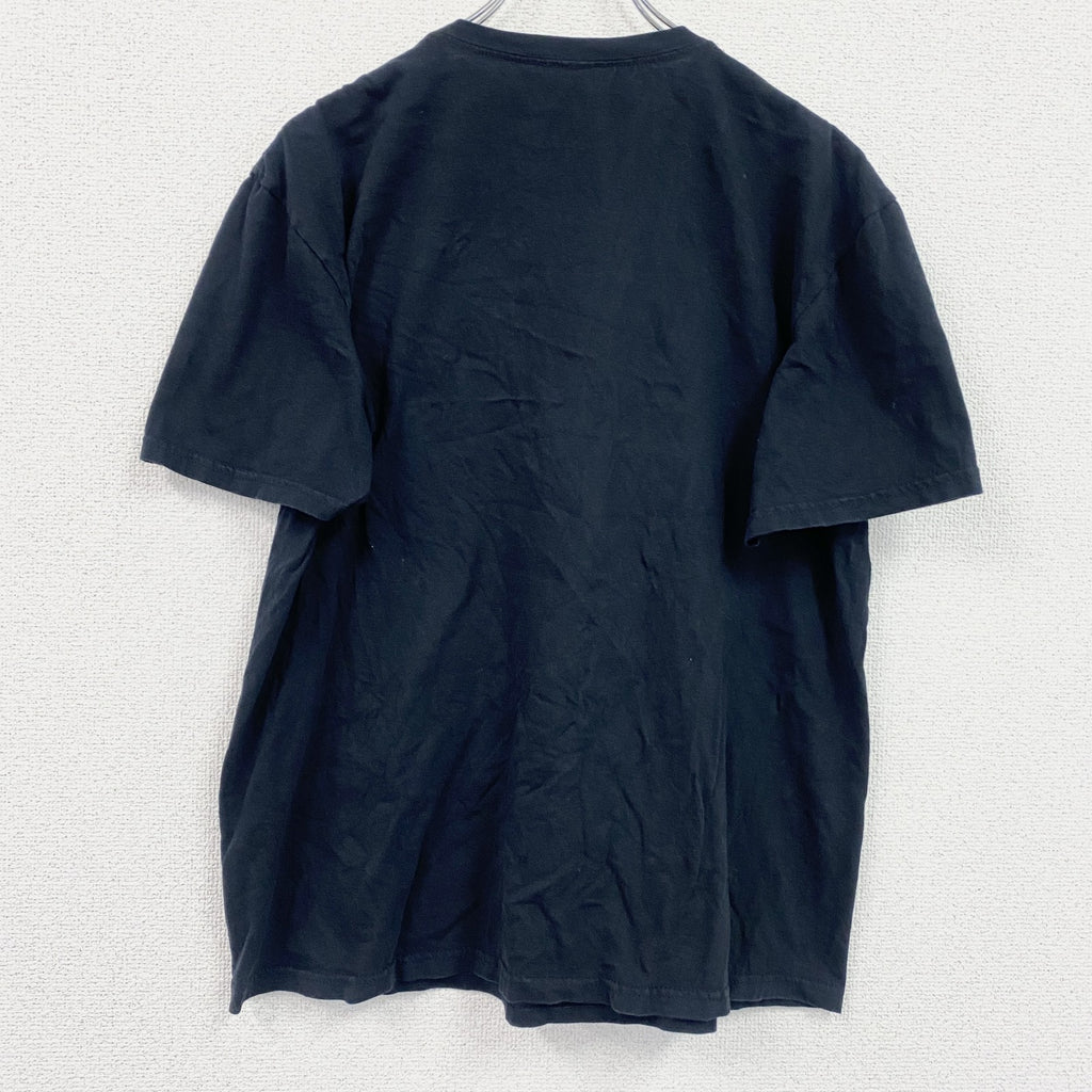 STRANGER THINGS　ストレンジャーシングス　半袖プリントTシャツ　海外ドラマ　Netflix　黒　ブラック　Lサイズ