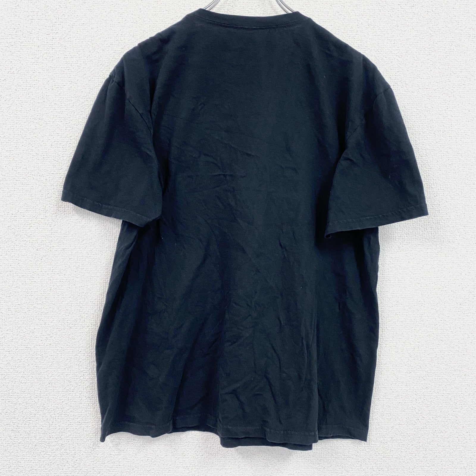 STRANGER THINGS　ストレンジャーシングス　半袖プリントTシャツ　海外ドラマ　Netflix　黒　ブラック　Lサイズ