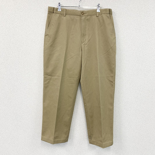 L.L.Bean　エルエルビーン　チノパンツ　ジップフライ　無地　ベージュ　35サイズ