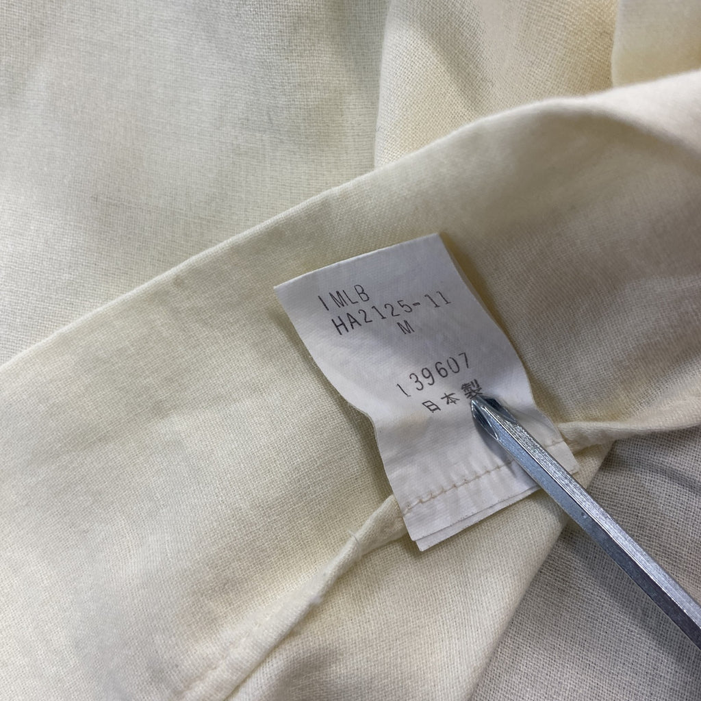 IM MEN ISSEY MIYAKE　イッセイミヤケ　MIYAKE DESIGN STUDIO　長袖ドレスシャツ　ベージュ　Mサイズ