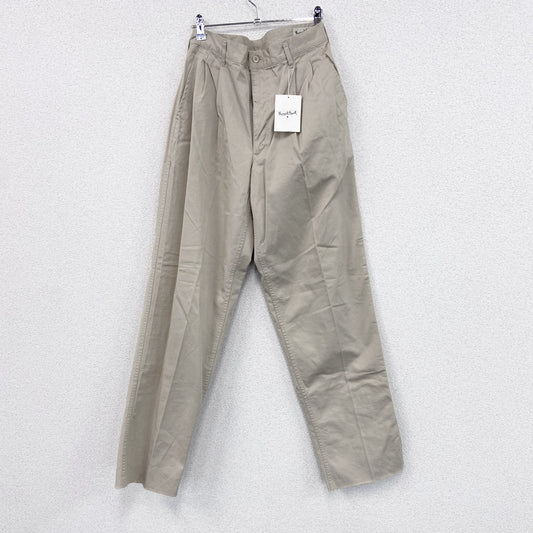MARGARET HOWELL　マーガレットハウエル　チノパン　新品　未使用　タック入り　ベージュ　Lサイズ