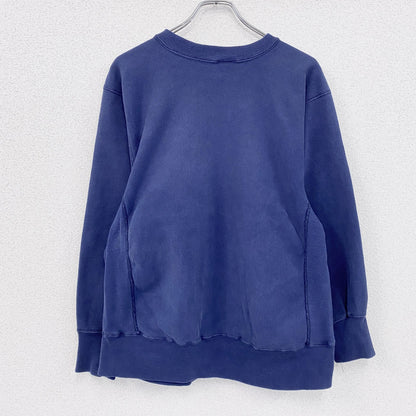 Champion　チャンピオン　リバースウィーブ　スウェット/トレーナー　カレッジプリント　ヴィンテージ　紺　ネイビー　Lサイズ