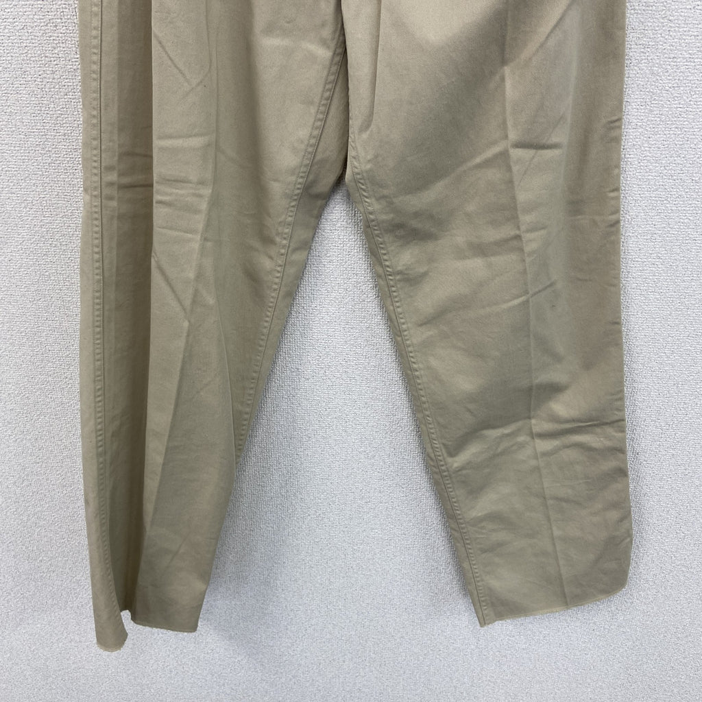 MARGARET HOWELL　マーガレットハウエル　チノパン　新品　未使用　タック入り　ベージュ　Lサイズ