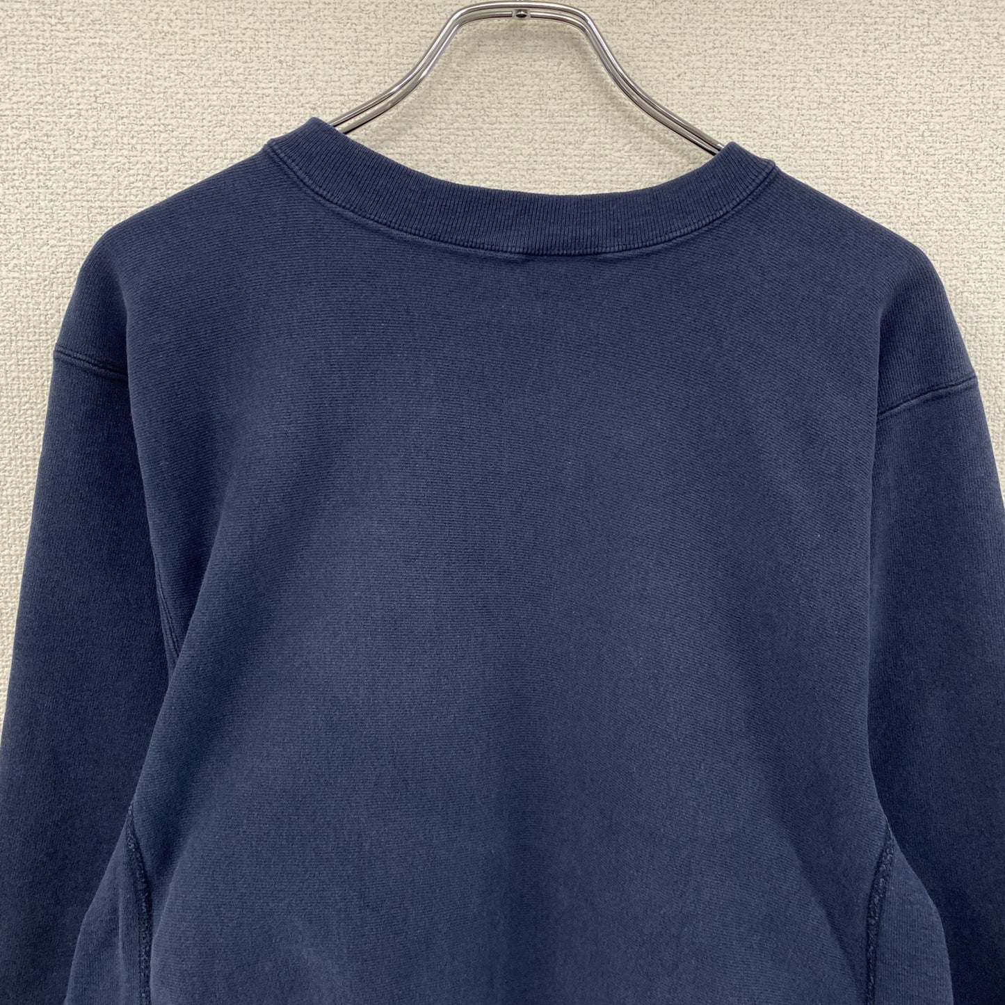 Champion　チャンピオン　リバースウィーブ　スウェット/トレーナー　カレッジプリント　ヴィンテージ　紺　ネイビー　Lサイズ