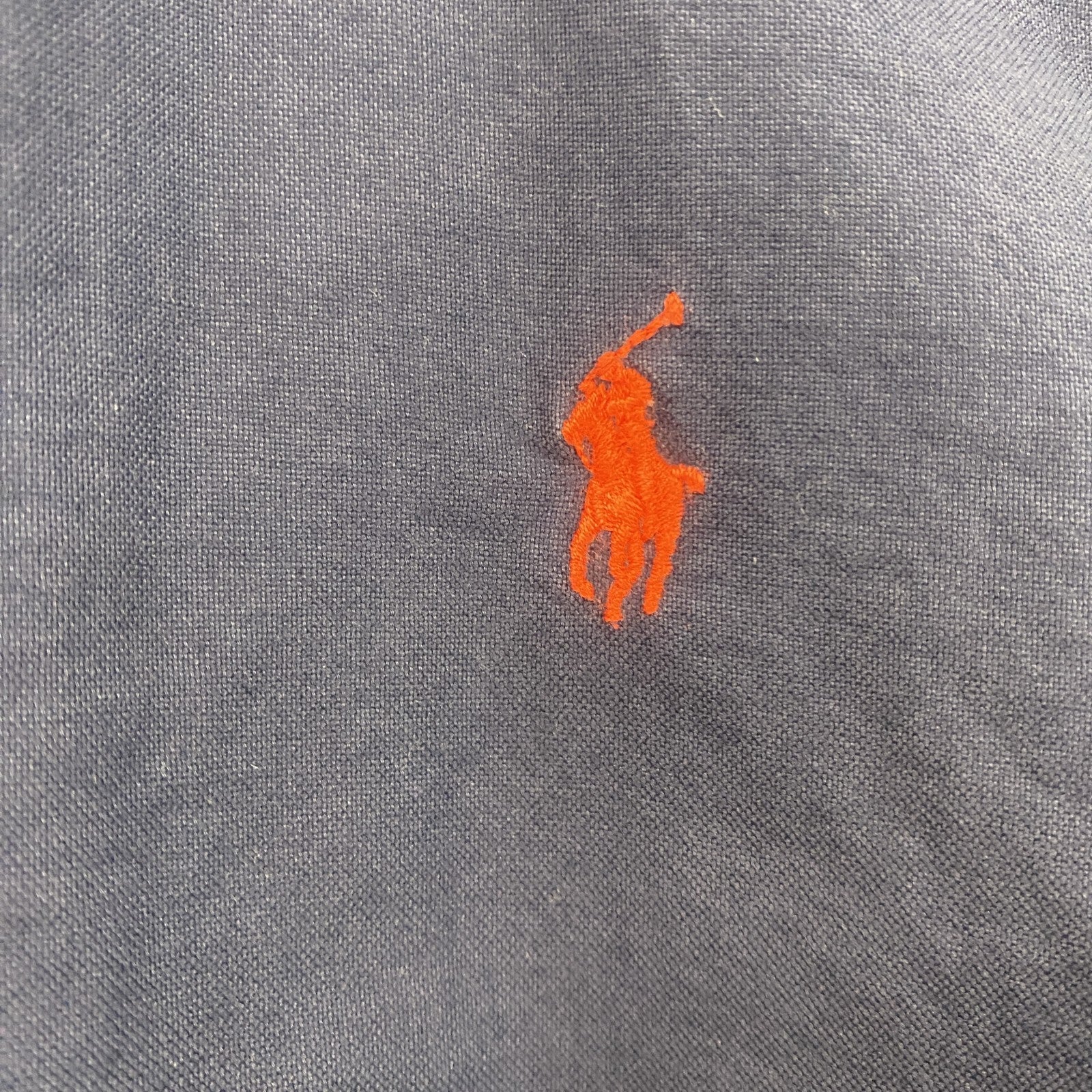 RALPH LAUREN　ラルフローレン　RELAXED FIT　長袖ボタンダウンシャツ　刺繍ロゴ　紺　ネイビー　XSサイズ