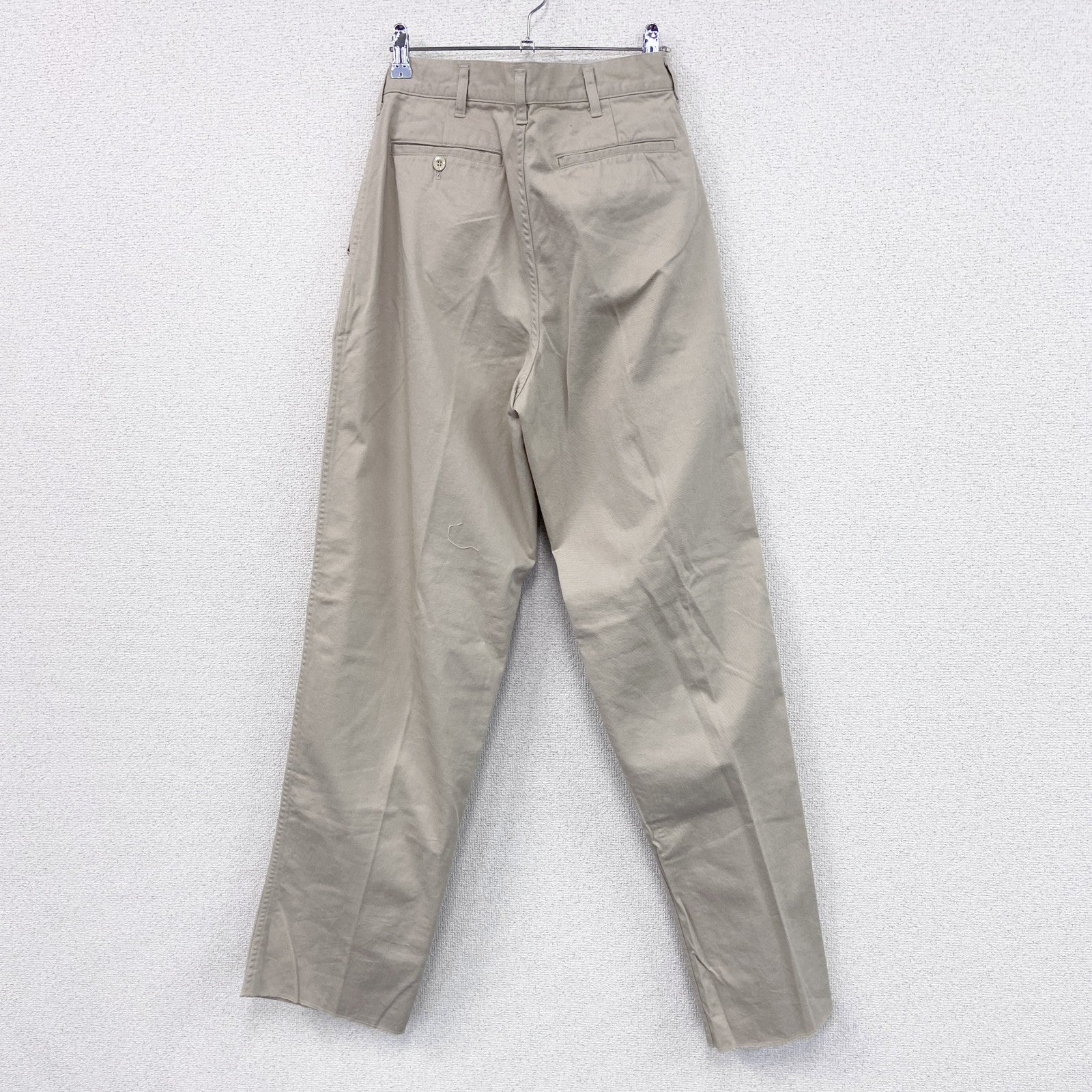 MARGARET HOWELL　マーガレットハウエル　チノパン　新品　未使用　タック入り　ベージュ　Lサイズ