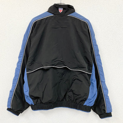 OFFICIAL SPORTS　NISOA　フルジップナイロンジャケット　黒　ブラック　XLサイズ