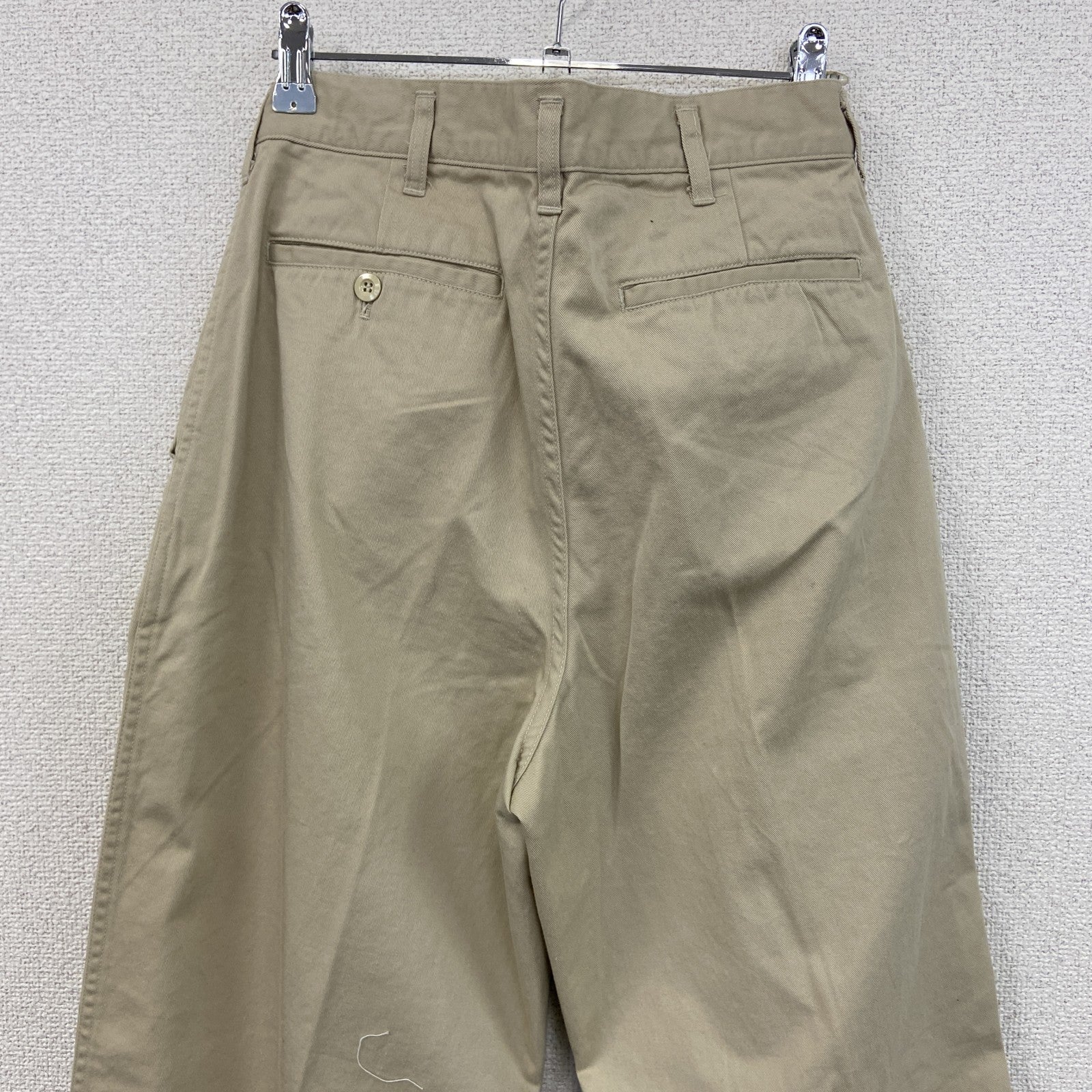 MARGARET HOWELL　マーガレットハウエル　チノパン　新品　未使用　タック入り　ベージュ　Lサイズ
