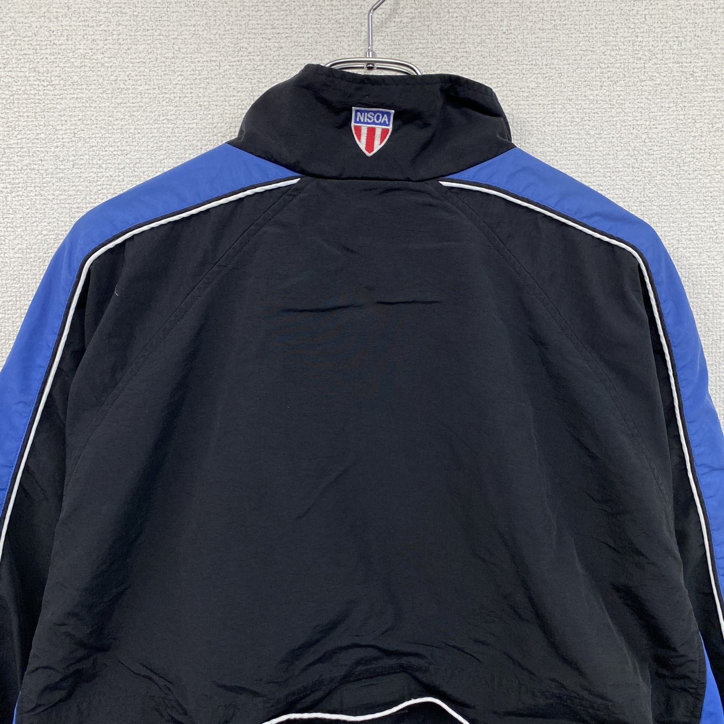 OFFICIAL SPORTS　NISOA　フルジップナイロンジャケット　黒　ブラック　XLサイズ