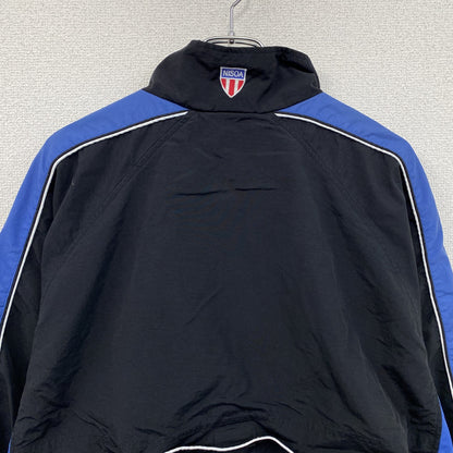 OFFICIAL SPORTS　NISOA　フルジップナイロンジャケット　黒　ブラック　XLサイズ
