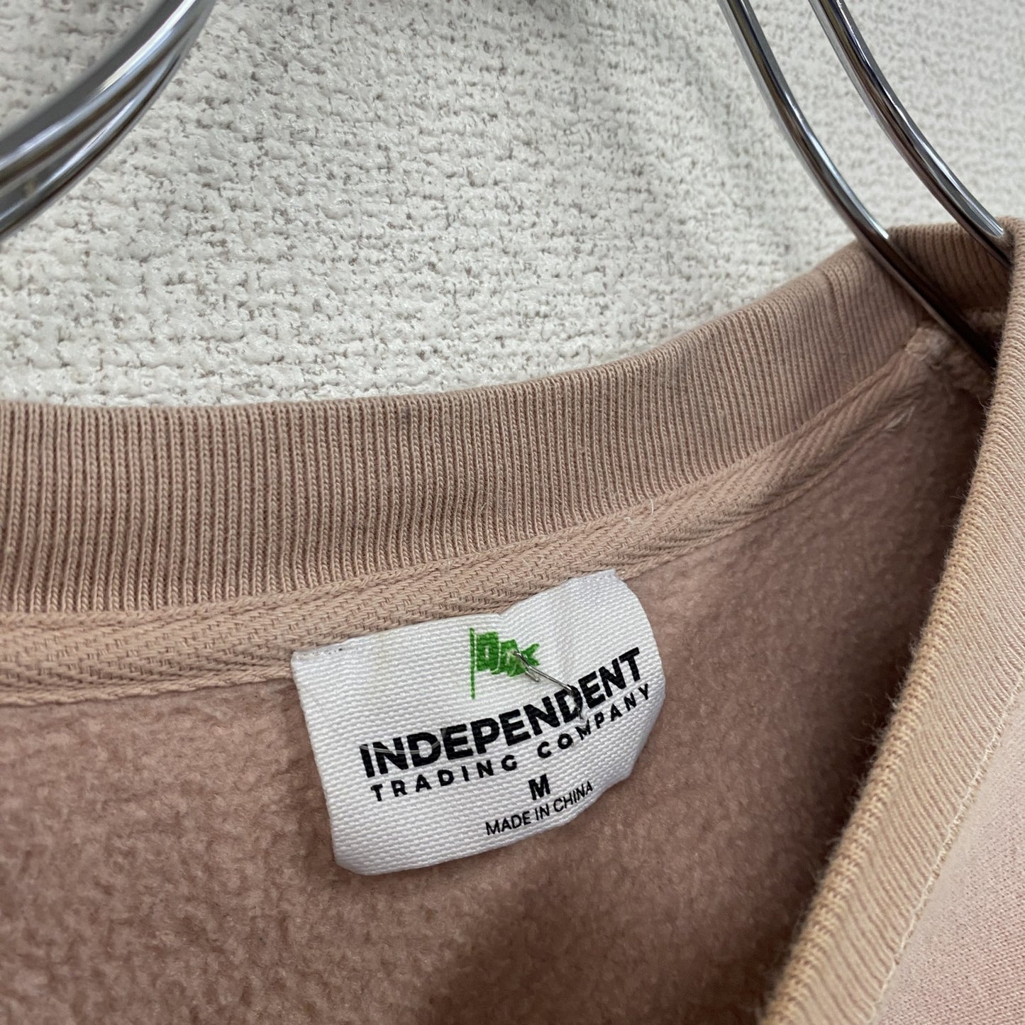 INDEPENDENT　スウェット/トレーナー　リバースウィーブタイプ　ピンク　Mサイズ