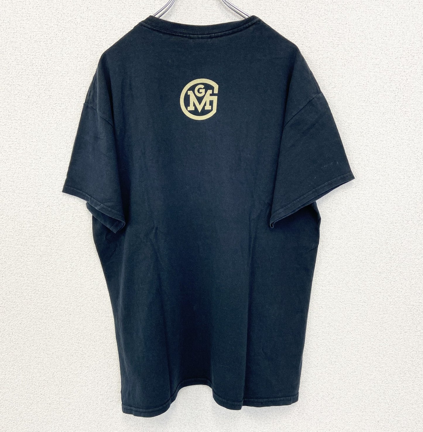 古着 used　GILDAN ギルダン　半袖プリントTシャツ　GAS MONKEY　猿　カジュアル　クルーネック　黒　Lサイズ