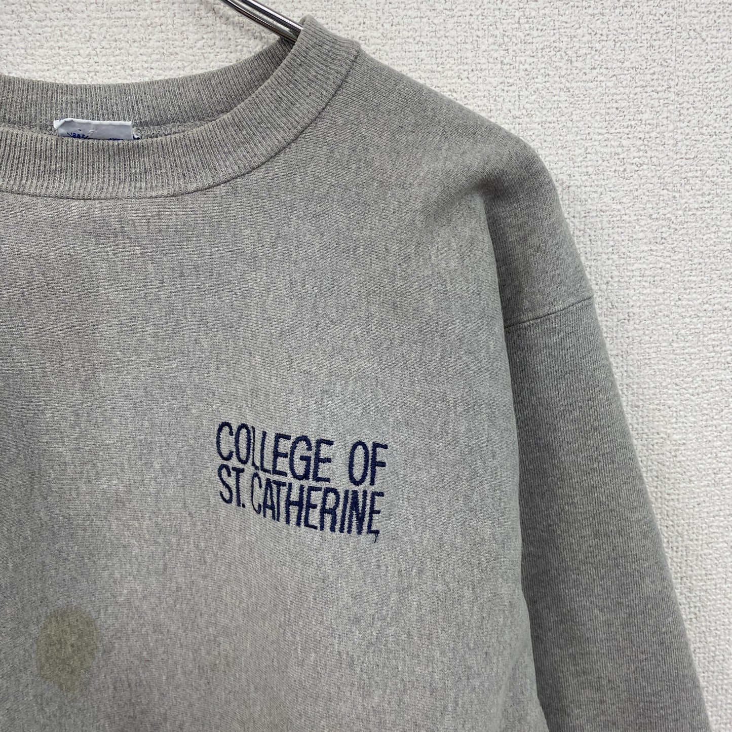 90s　Champion　チャンピオン　リバースウィーブ　スウェット/トレーナー　刺繍タグ　灰色　グレー　XLサイズ