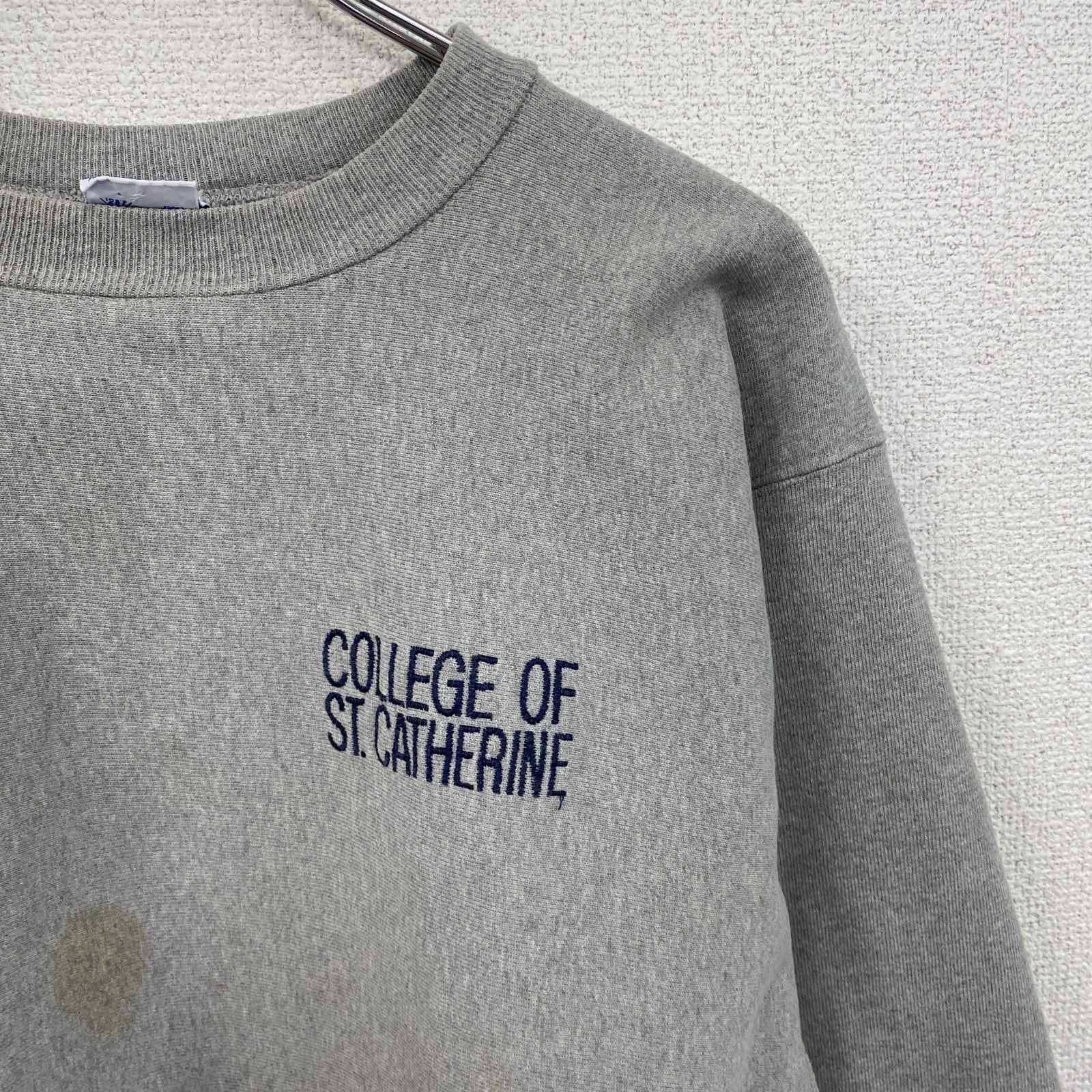 90s　Champion　チャンピオン　リバースウィーブ　スウェット/トレーナー　刺繍タグ　灰色　グレー　XLサイズ