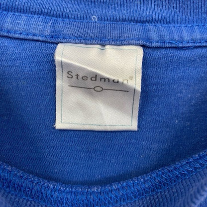 古着 used　The Kelly Family　半袖バンドプリントTシャツ　クルーネック　レトロデザイン　青　ブルー　