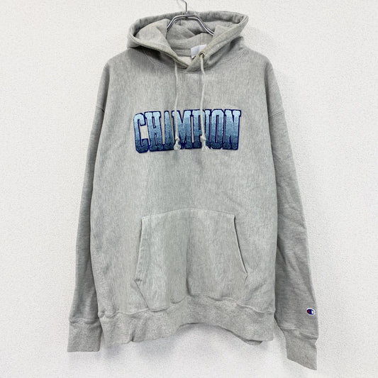 Champion　チャンピオン　リバースウィーブ　スウェットパーカー/フーディー　霜降りグレー　2XLサイズ