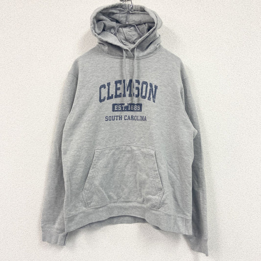 PORT&CCOMPANY　スウェットパーカー/フーディー　カレッジタイプ　灰色　グレー　Ｍサイズ