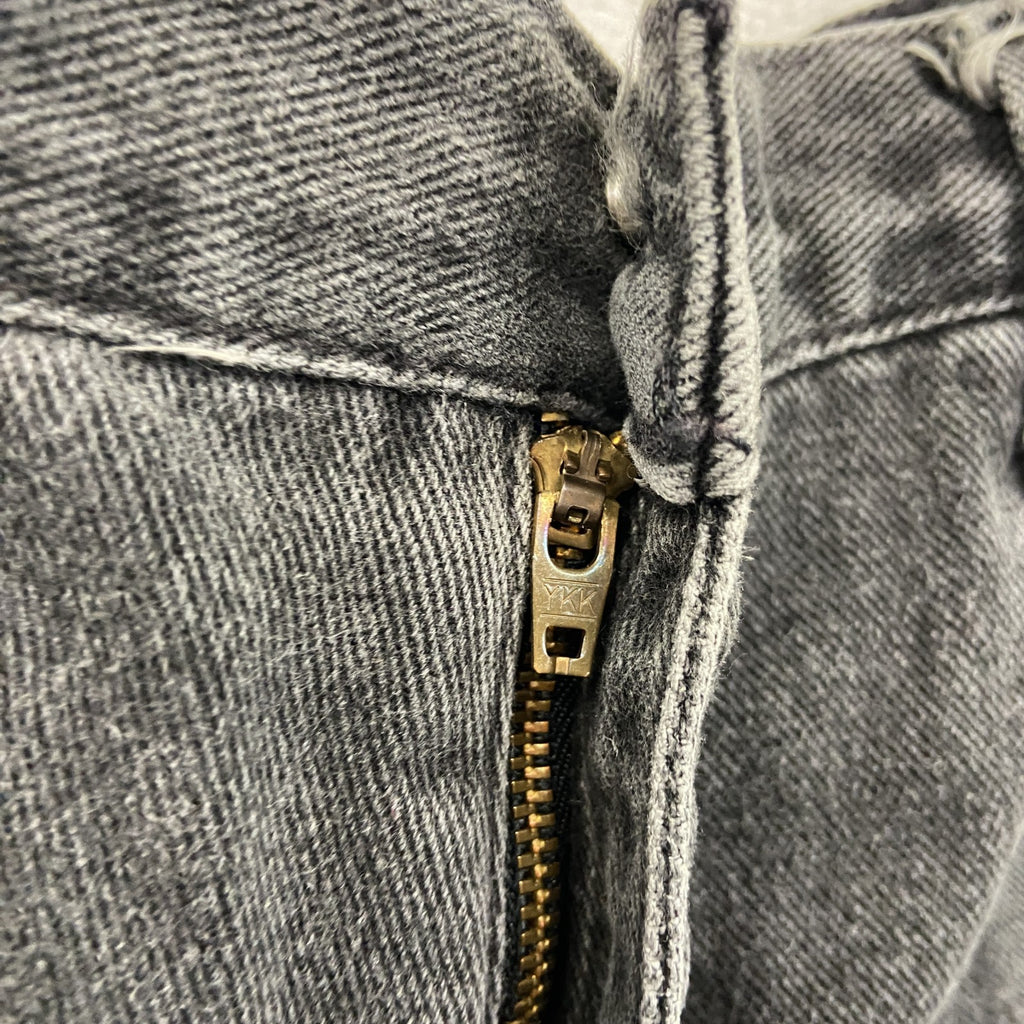 90s　GUESS JEANS　ゲスジーンズ　デニムハーフパンツ/ショートパンツ　黒　ブラック　W32サイズ