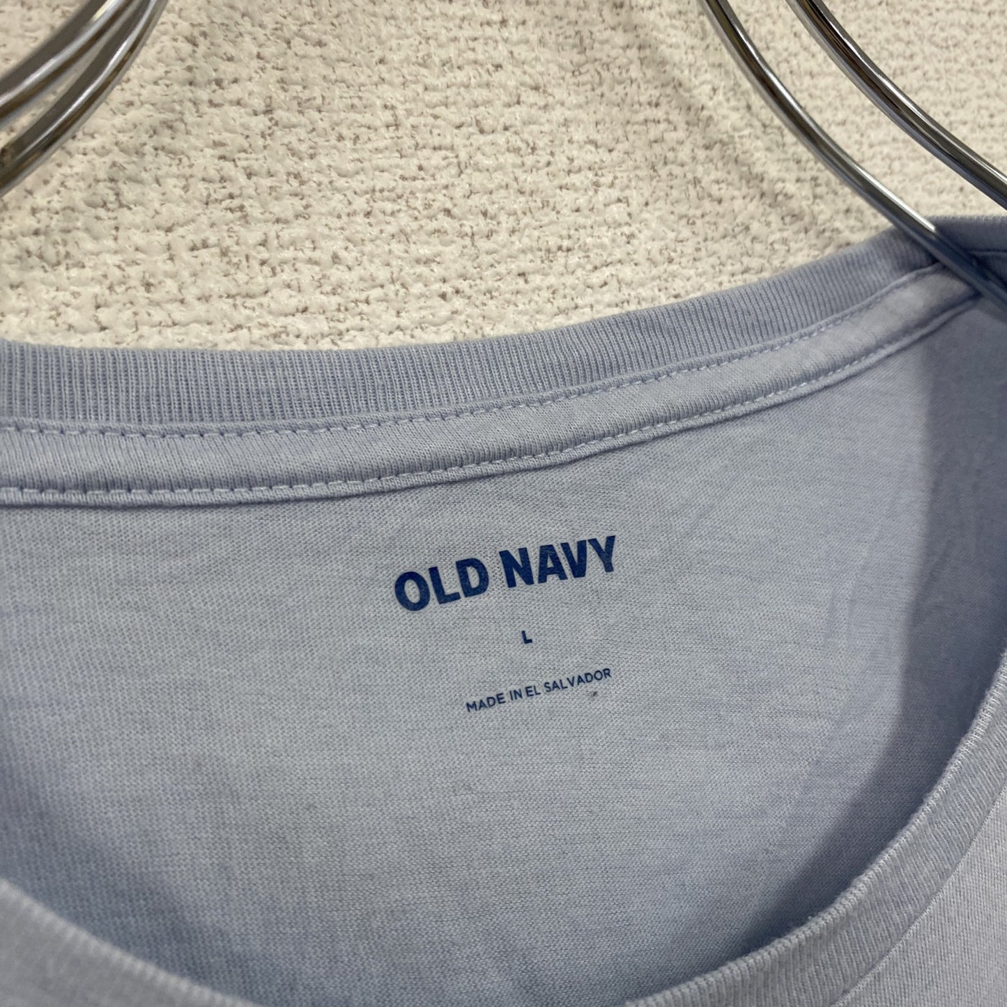 OLD NAVY　ジェニファーロペス　半袖プリントTシャツ　音楽T　水色　ライトブルー　Lサイズ