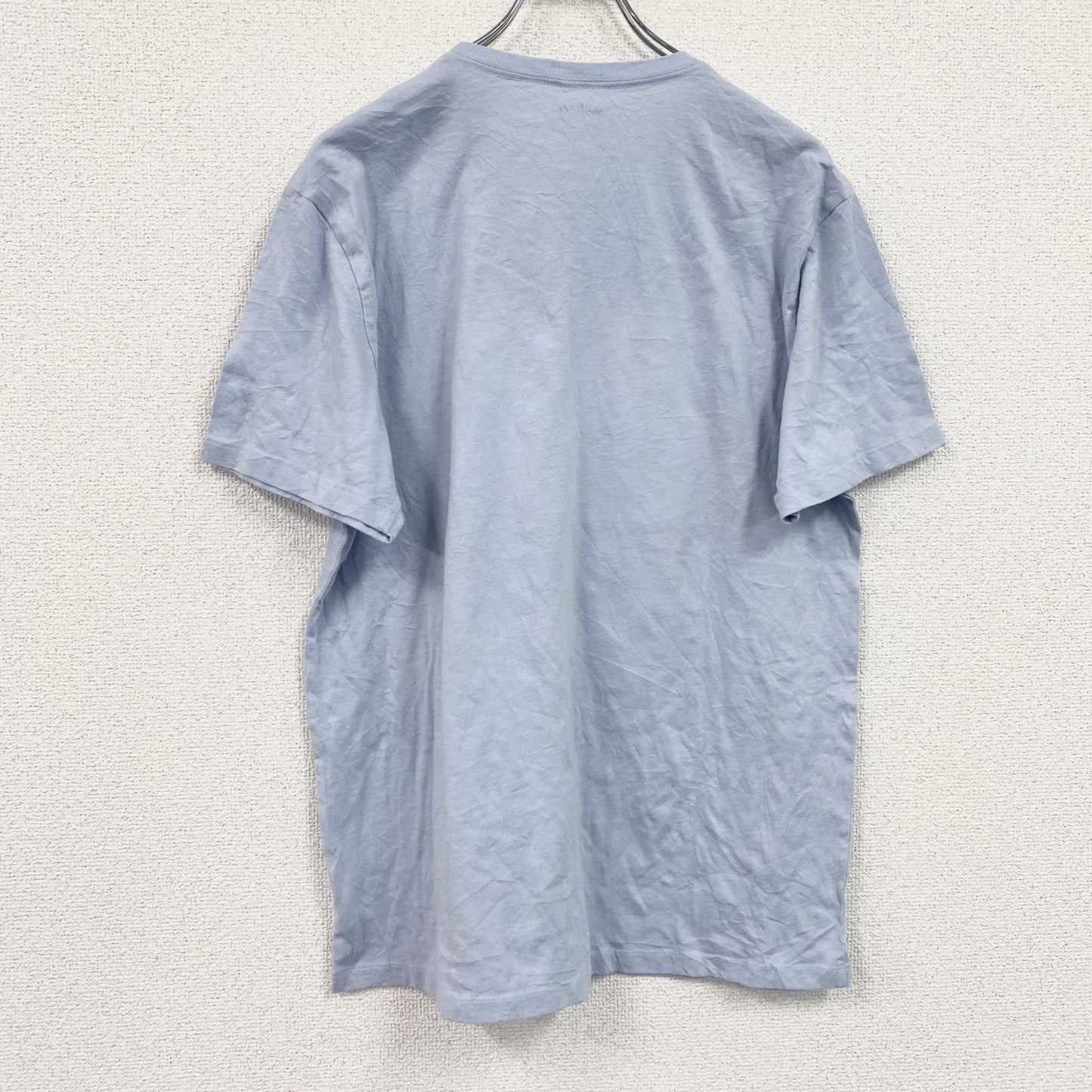 OLD NAVY　ジェニファーロペス　半袖プリントTシャツ　音楽T　水色　ライトブルー　Lサイズ