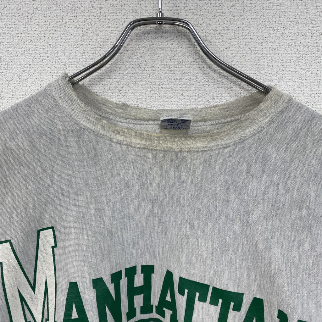 90s　Champion　チャンピオン　リバースウィーブ　スウェット/トレーナー　刺繍タグ　霜降りグレー　2XLサイズ