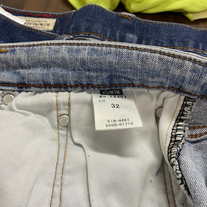 EDWIN　エドウィン　407　デニムパンツ/ジーンズ　ジップフライ　インディゴ　Ｗ32サイズ