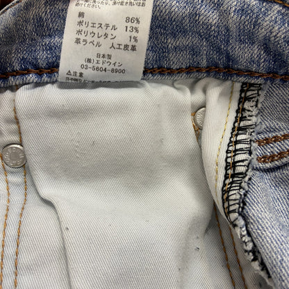 EDWIN　エドウィン　407　デニムパンツ/ジーンズ　ジップフライ　インディゴ　Ｗ32サイズ