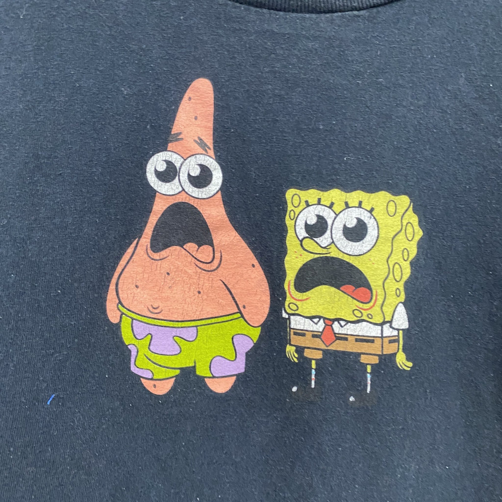 nickeiodeon　スポンジボブ　半袖プリントTシャツ　黒　ブラック　Mサイズ
