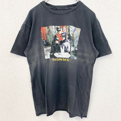 古着 used　BATMAN　バットマン　半袖ムービープリントTシャツ　クルーネック　レトロデザイン　黒　ブラック