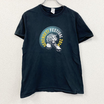 GILDAN　ギルダン　半袖プリントTシャツ　黒　ブラック　Mサイズ